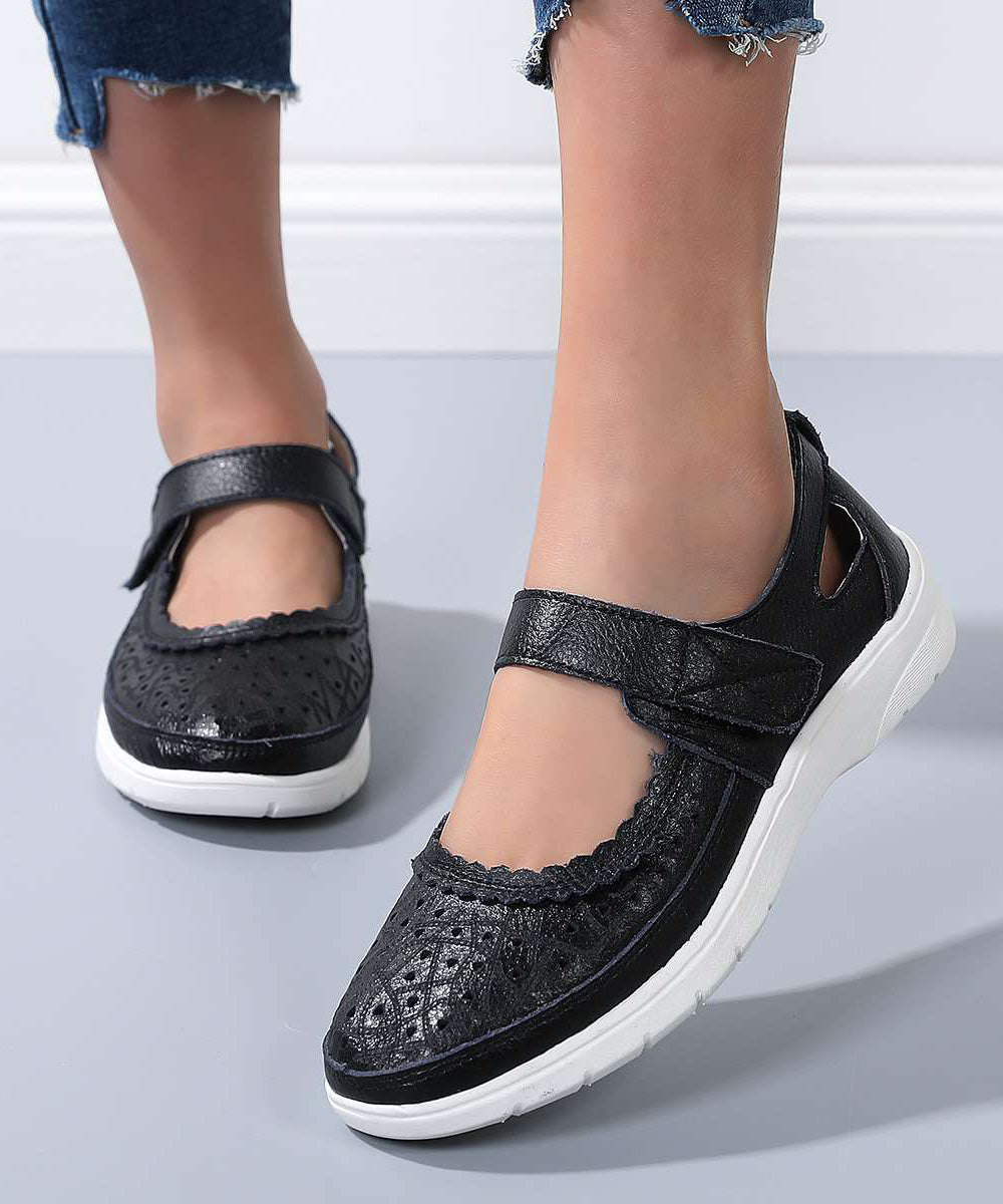 Summer New Comfortable Cowhide Leather Sandals Hollow Out Ap1031