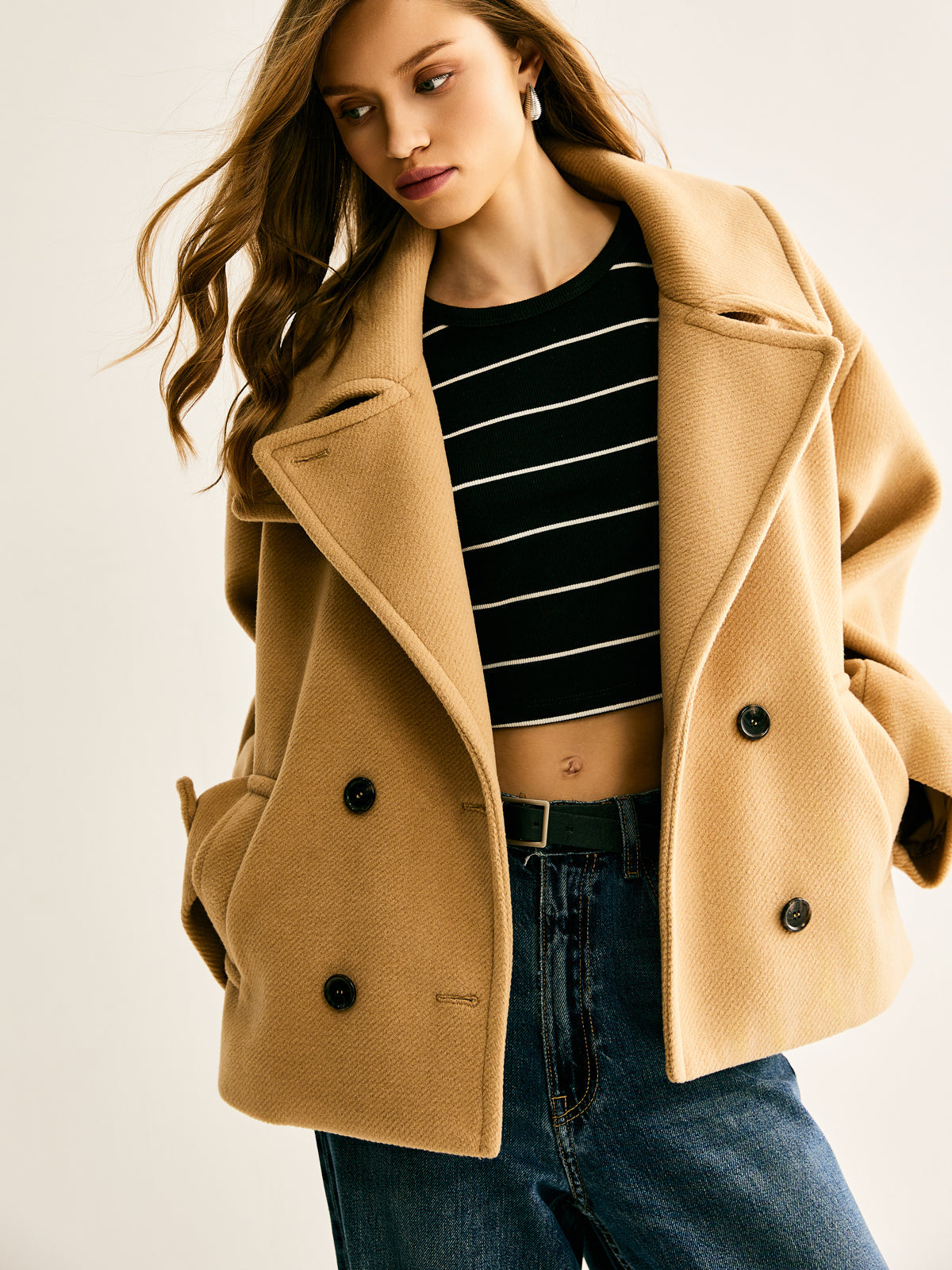 Tweed Warm Coat