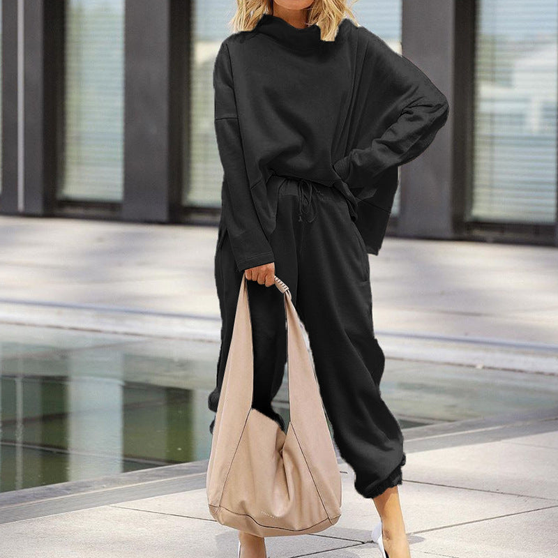 Fall Popular Loose Top Pants Two-piece Suit – Autumn Outfit