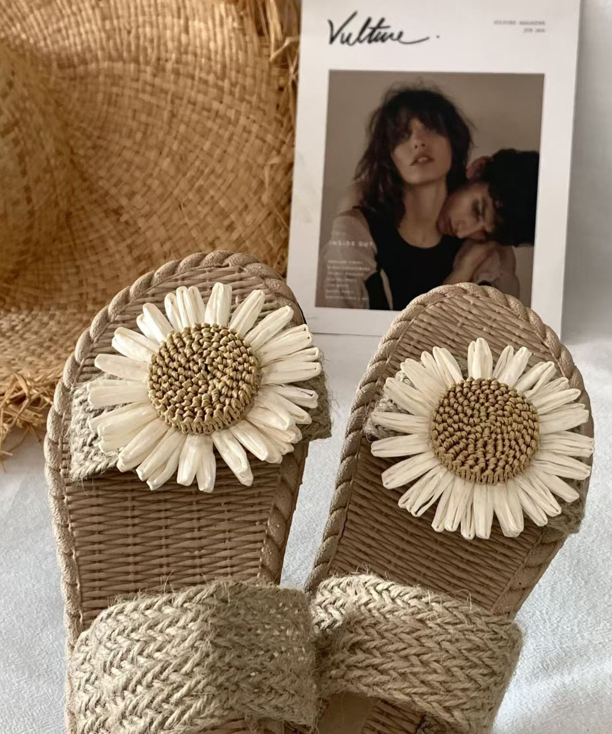 Subtly Elegant Slippers with a Refined Vintage Look