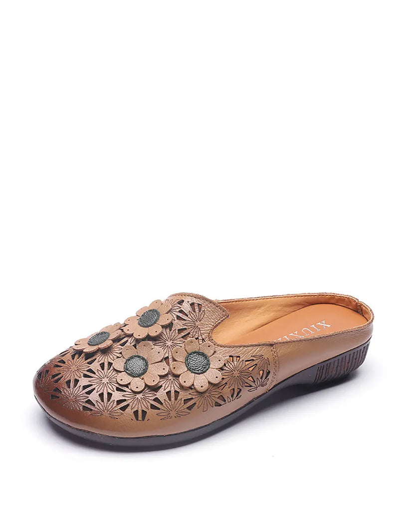 Subtly Elegant Slippers with a Refined Vintage Look