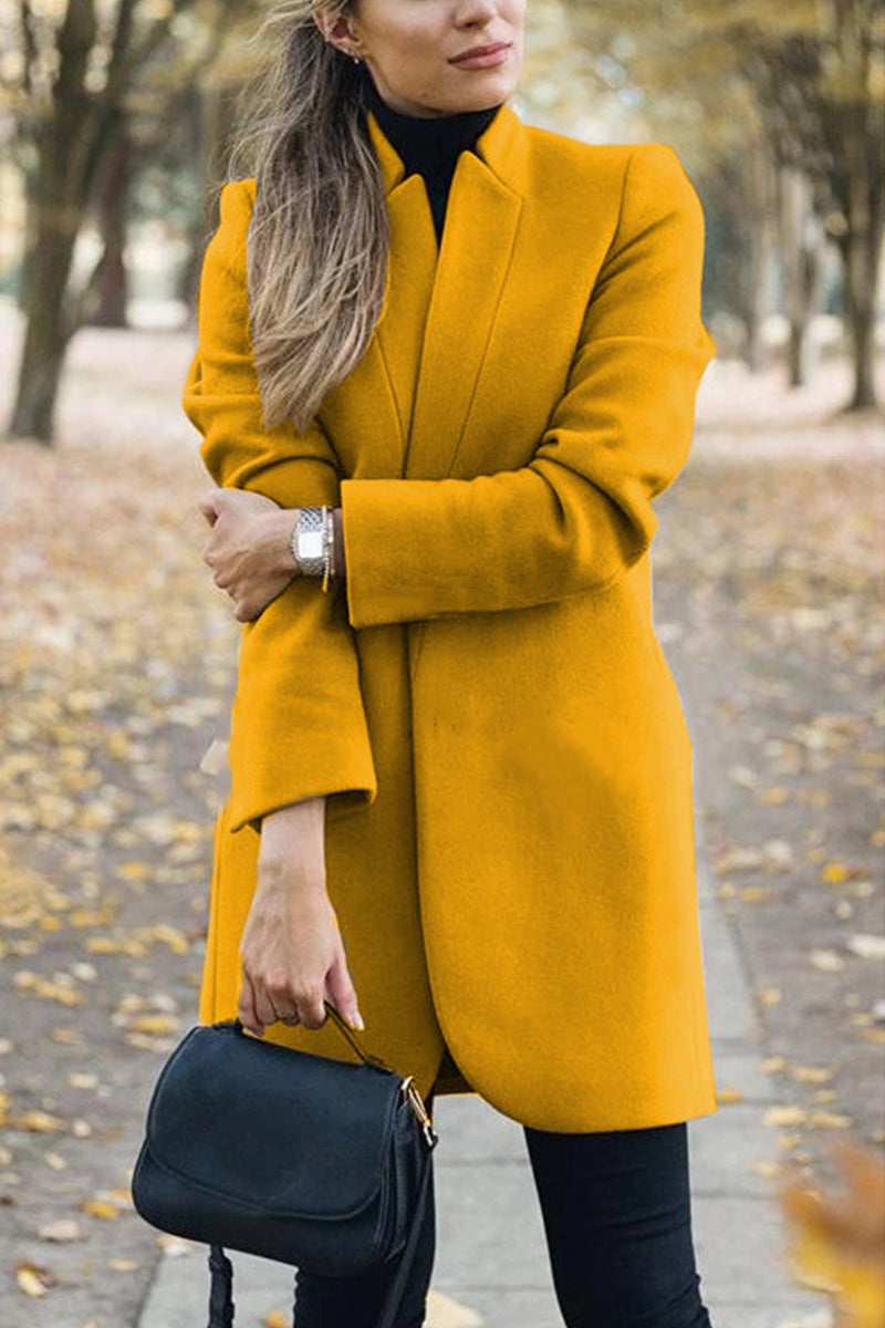 Long Sleeve Regular Sleeve Coats(6 Colors)