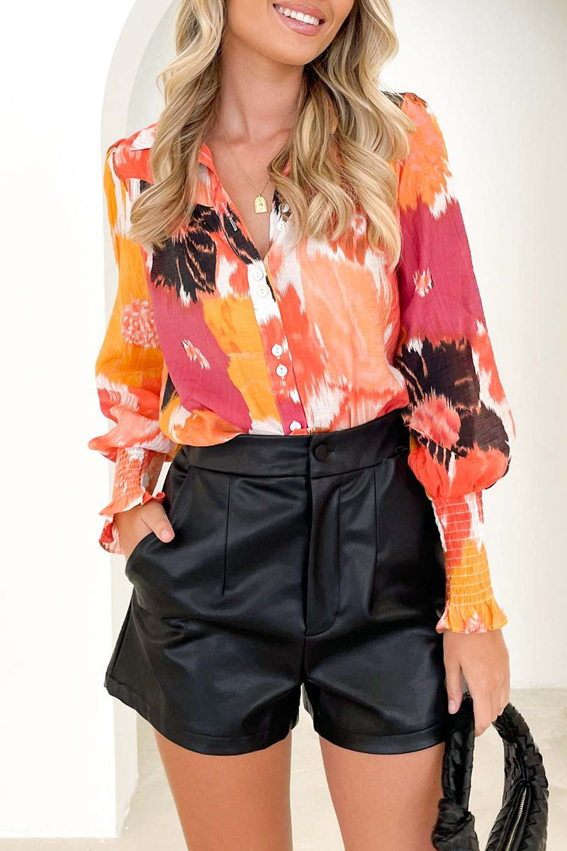 Asymmetrical V Neck Tops