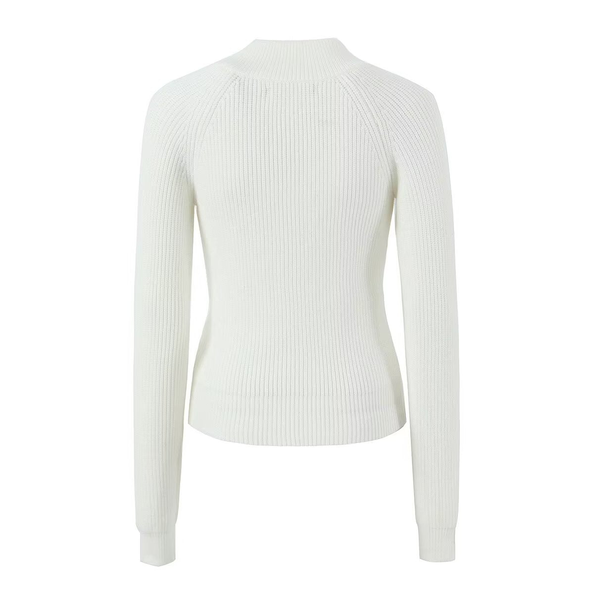 Knitting Cardigan Round Neck Slim Single Breasted Knitwear Autumn Clothing