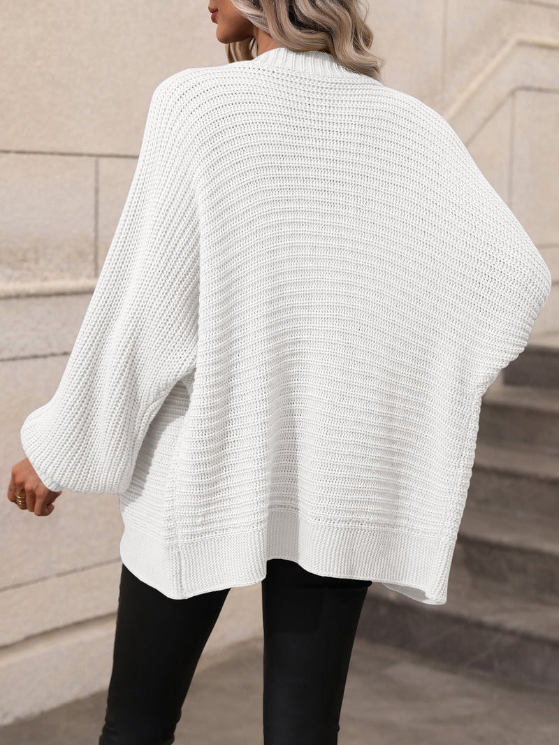 Autumn Winter Knitting Single Breasted Color Knitted Cardigan Loose Sweater