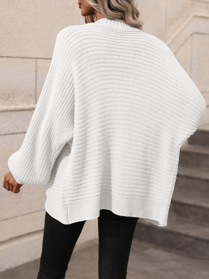Autumn Winter Knitting Single Breasted Color Knitted Cardigan Loose Sweater