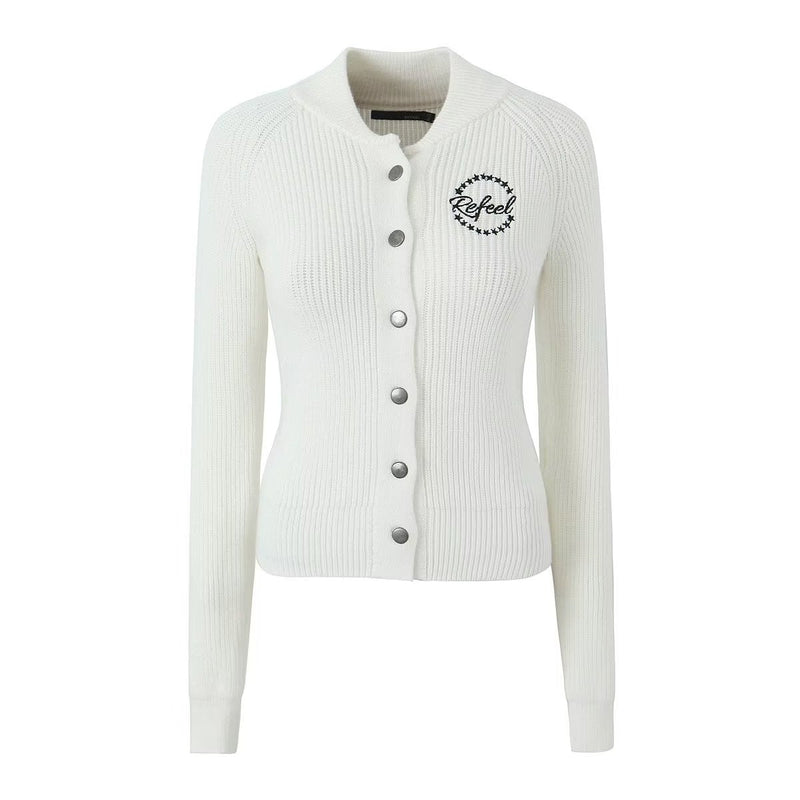 Knitting Cardigan Round Neck Slim Single Breasted Knitwear Autumn Clothing