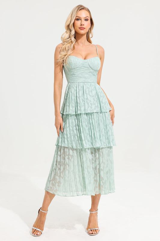 Cami Tiered Midi Dress