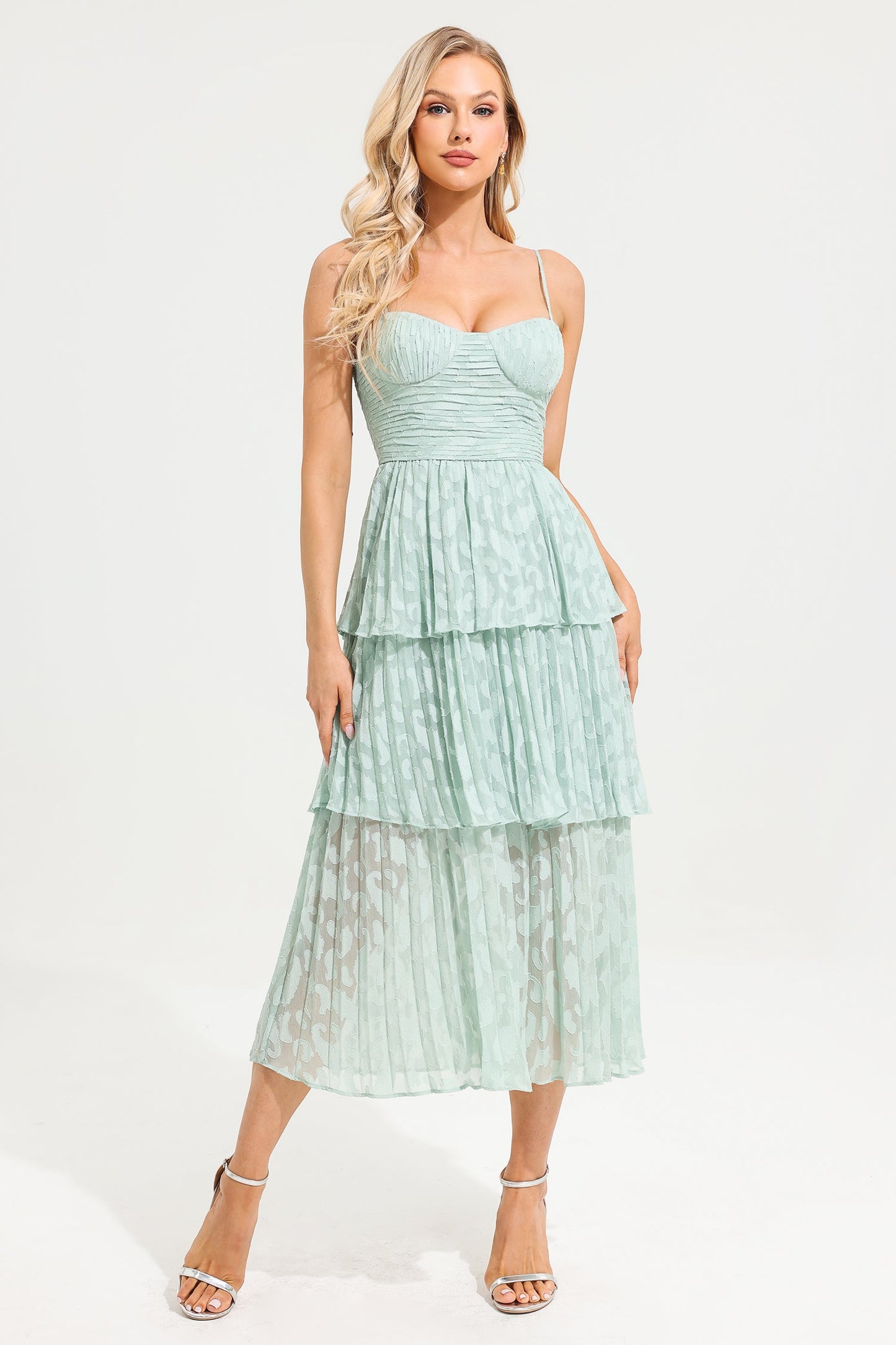 Cami Tiered Midi Dress