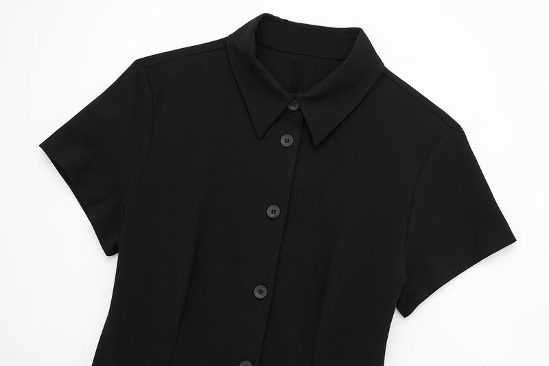 Spring Clothing Shirt Mini Dress