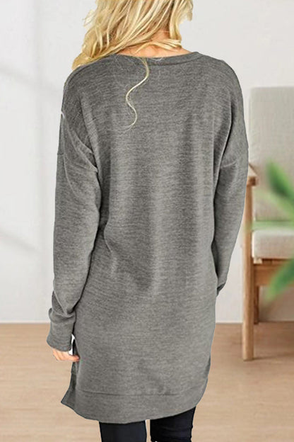 Color V Neck T-shirts