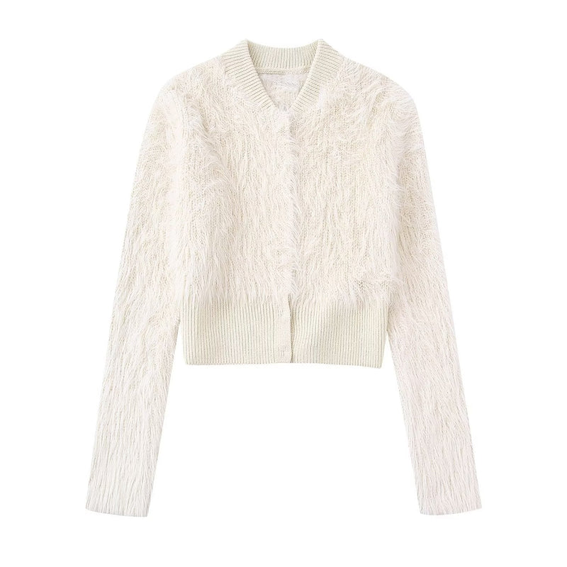Classic Knitted Coat: Korean ’s Autumn Winter Sweater Cardigan