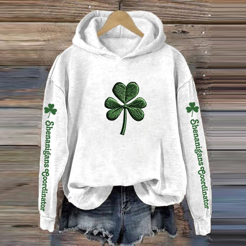 Women'S St. Patrick'S Day Printed Hat Sweatshirt elevenforest
