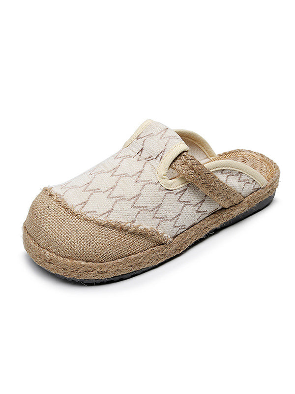 Rhombic Shoes Flat Shoes Slippers