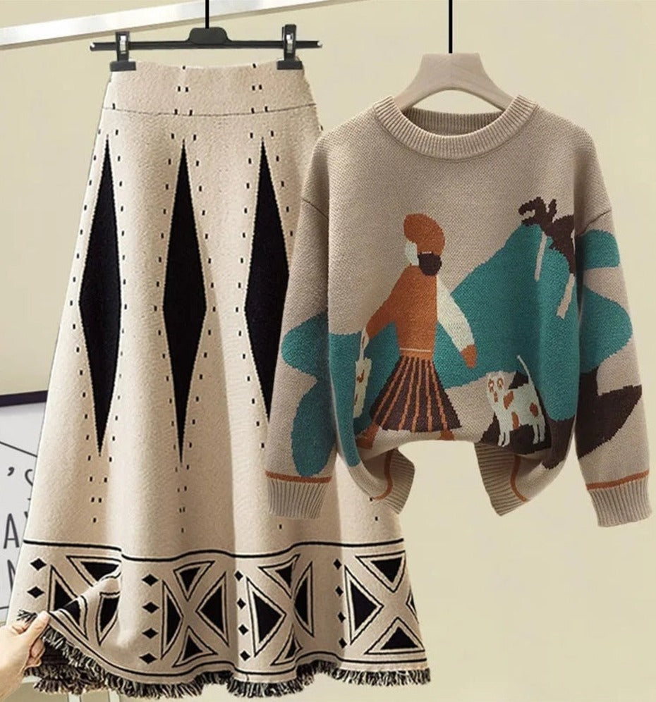 Katty Cozy Skirt & Top