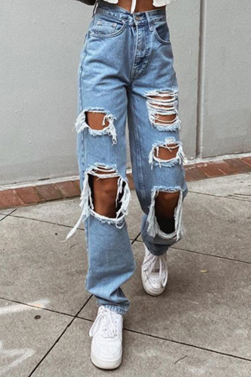 Street Mid Waist Harlan Denim Jeans