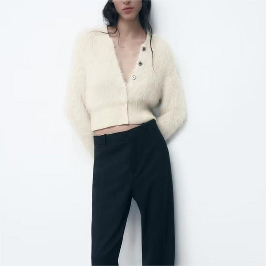 Classic Knitted Coat: Korean ’s Autumn Winter Sweater Cardigan