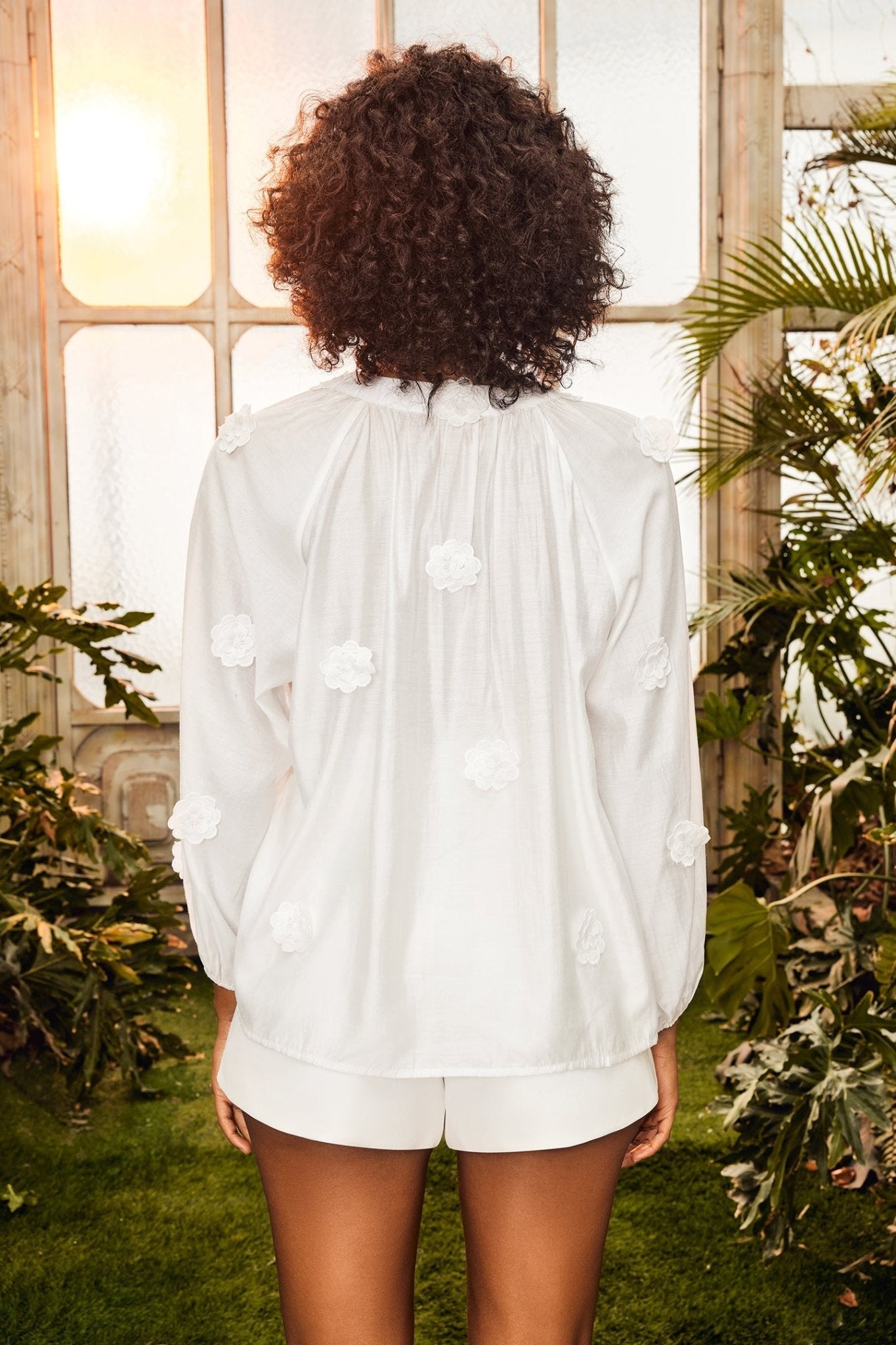 Ella V-neck Blouse