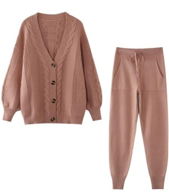 Varvara Cardigan & Pants Set