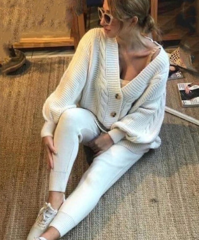Varvara Cardigan & Pants Set