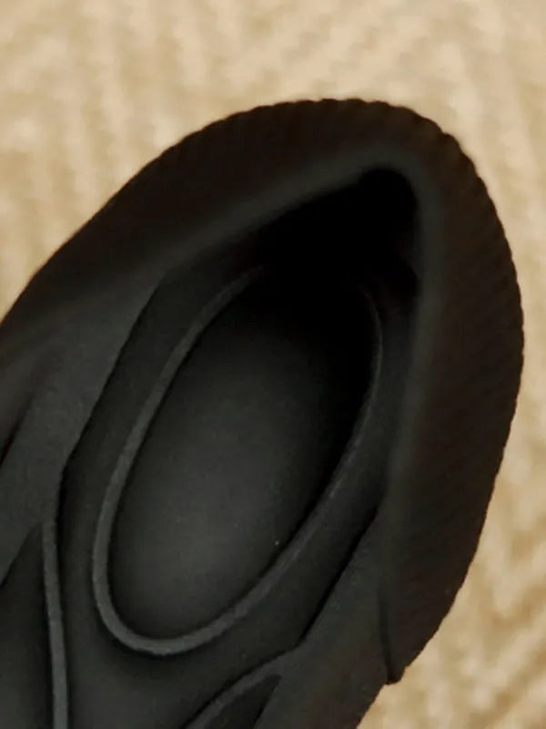 Color Square-toe Flats Shoes