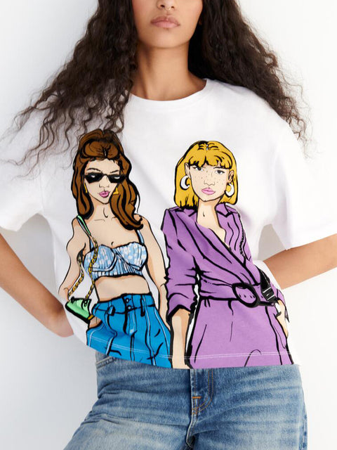 Nicole Printed T-shirt