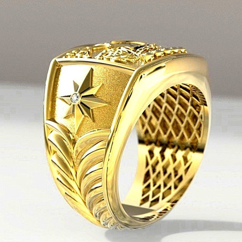Beautiful Gold Ring with Unique Style