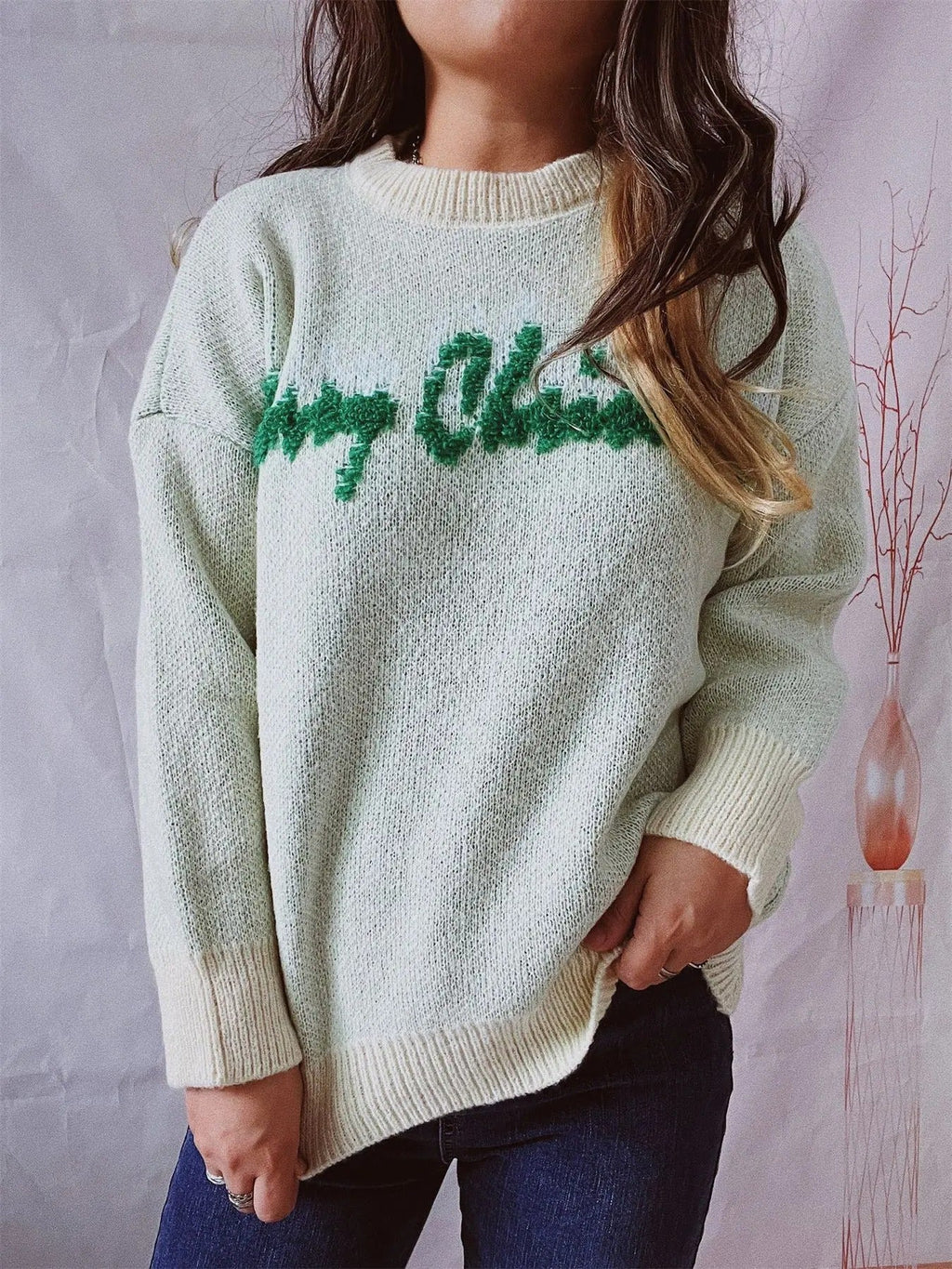 Gracefully Designed Sweater