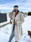 JO | Fluffy long coat for women
