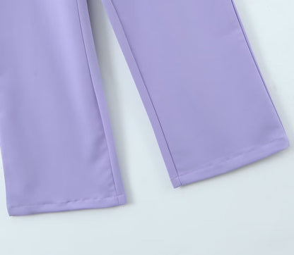 Winter Clothing Short Small Tank Top Top High Waist Buckle Pants Suit Set