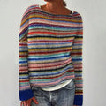 JO | Elegant striped long sleeve sweater