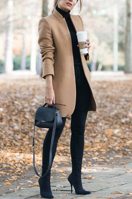 Long Sleeve Regular Sleeve Coats(6 Colors)