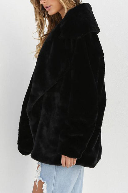 Patchwork Turndown Collar Outerwear(7 Colors)