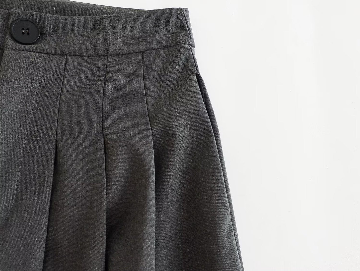 Summer Wind Crumpled Pleated Wide Leg Pants