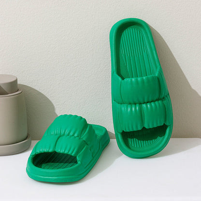 Cushy Stylish Puffer Slides Sandals - Buy 1 Get 1 Free