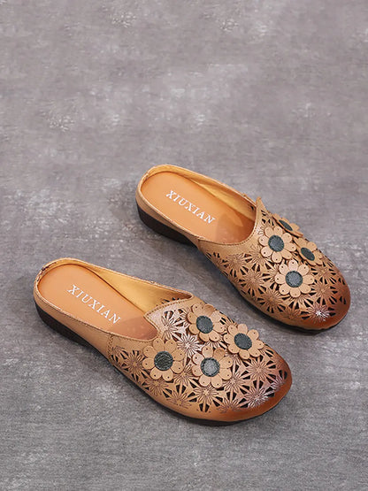 Subtly Elegant Slippers with a Refined Vintage Look
