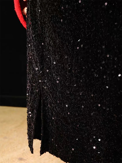 Sparkle Midi Skirt