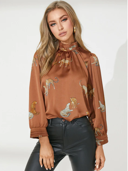 Weina Satin Top