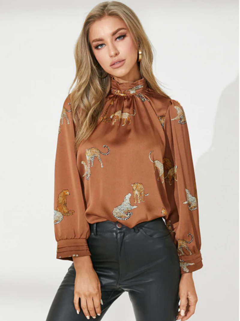 Weina Satin Top