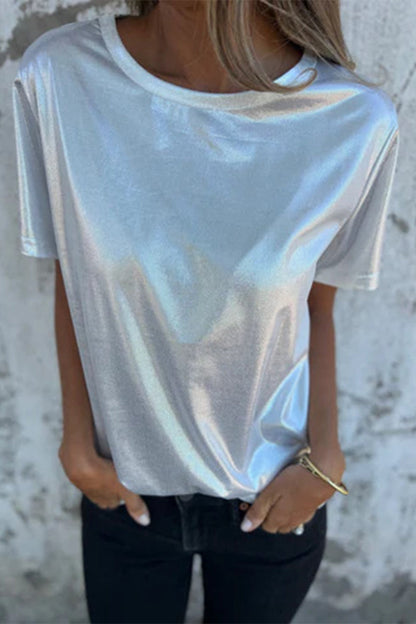 Color O Neck T-shirts(5 Colors)