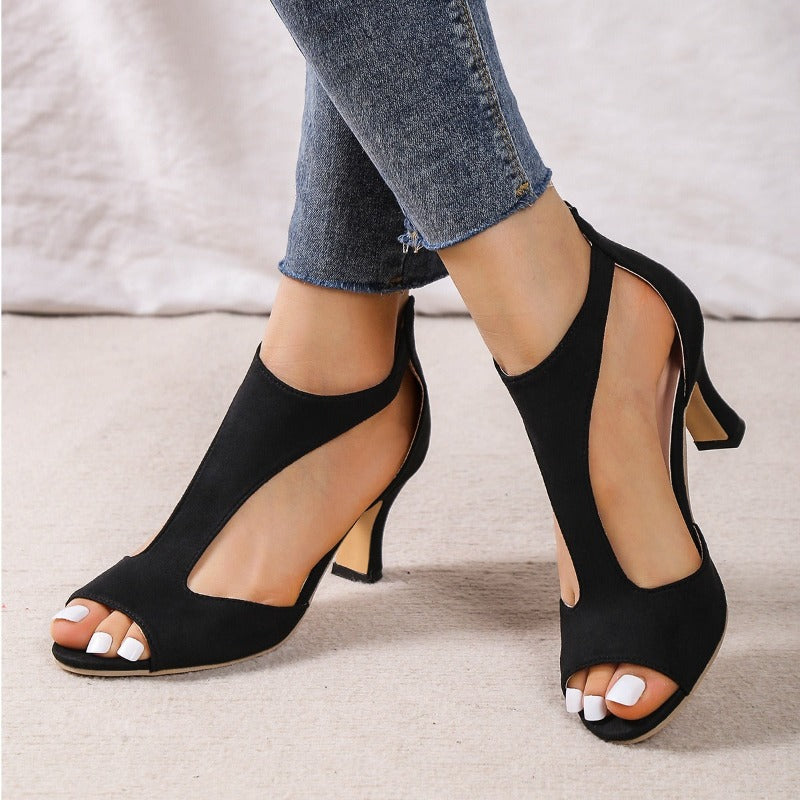 KS | Peep toe heels