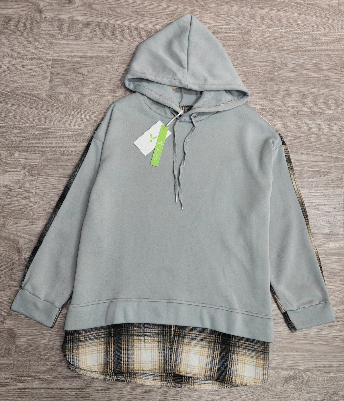 JO | Comfortable long-sleeved patchwork sweatshirt