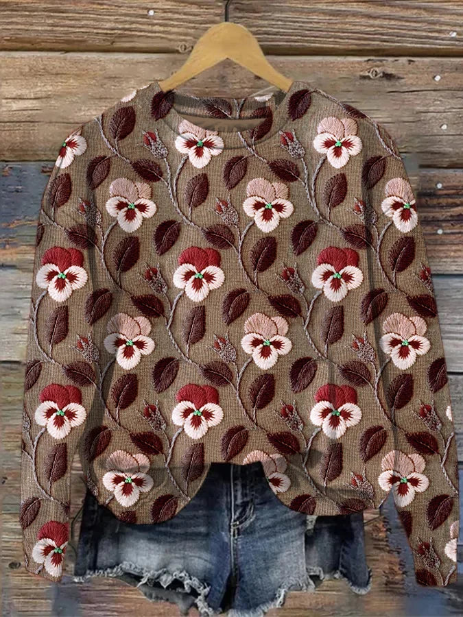 JO | Sweatshirt with graphic floral print
