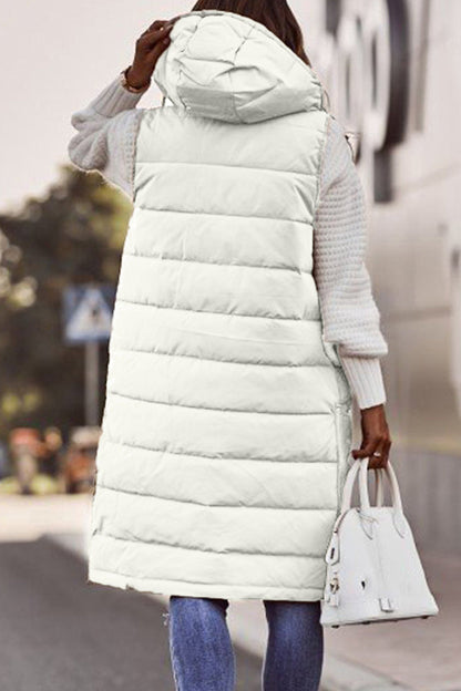 Street Zipper Mandarin Collar Vests(5 Colors)