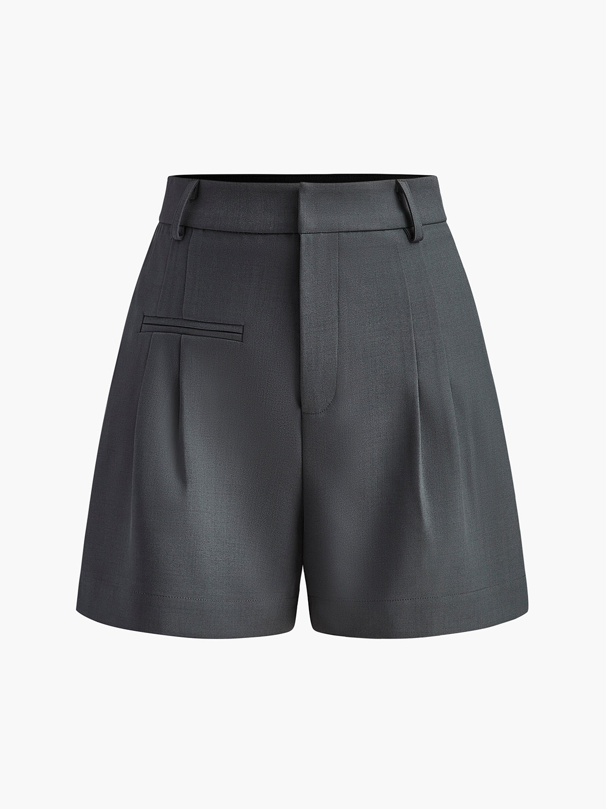 Mid Waist Shorts Without Belt