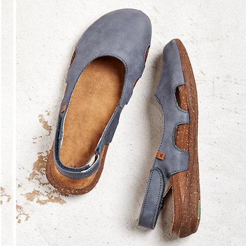 KS | Sandals with sling-back straps