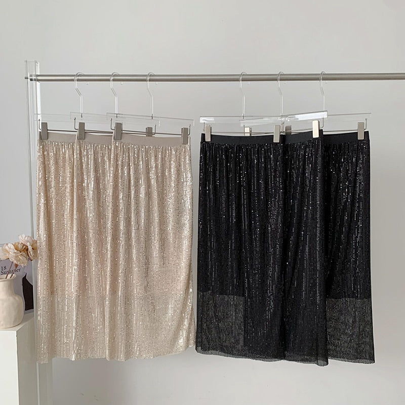 Sequined Midi Skirt
