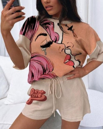 Milena T-shirt & Shorts Set