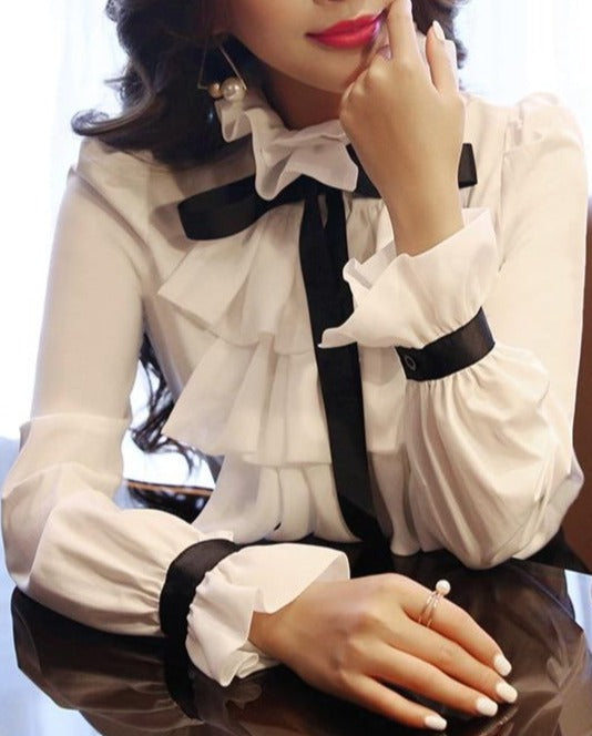 Anila Ruffles Blouse