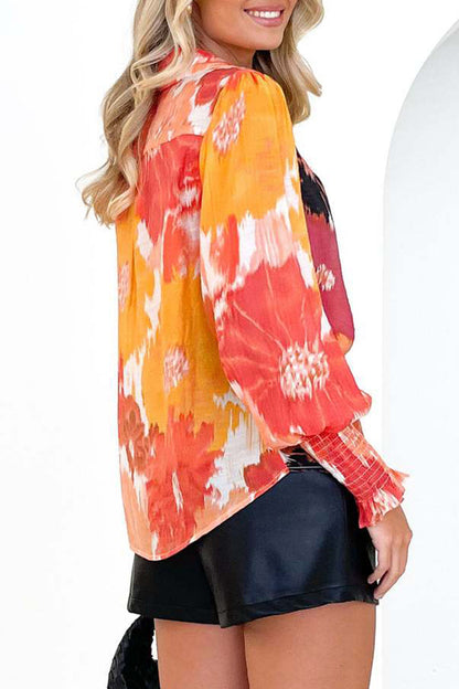 Asymmetrical V Neck Tops